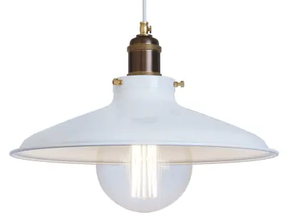 Steel pendant light sku 576  Free 3D model