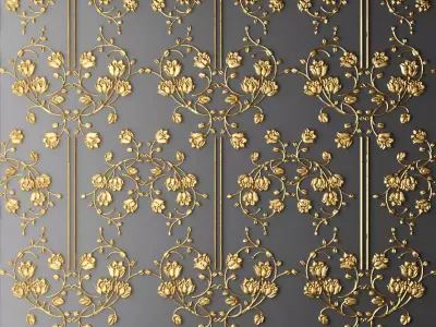 Stucco decor 3D 3D model
