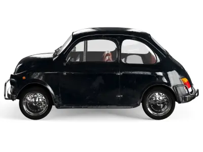 Retro Fiat 500 3D model