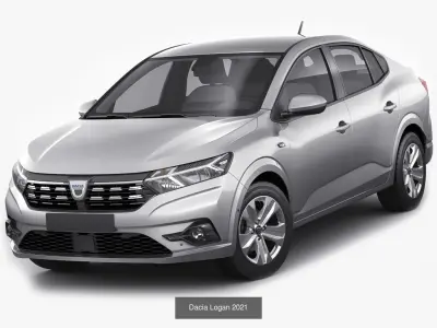 Dacia Logan and Sandero Steepway 3D Model Pack