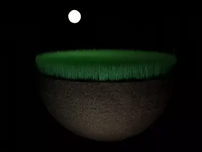 glass ball Low-poly 3D model purchase