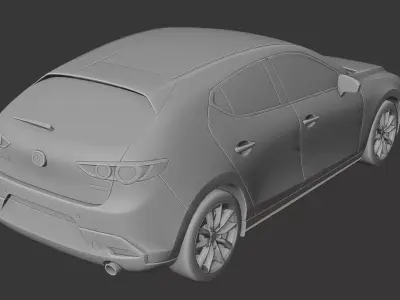 Mazda 3 Hatchback 3D print model