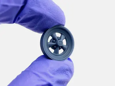 15x4 15x7 15x8 15x10 Cragar SS Wheel and Brake 3D print model