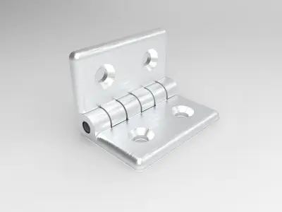 Hinge door 3d printed 3D print model