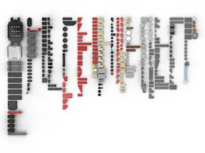 PixelBricks3D - LEGO Audi S1 e-tron quattro Race Car  3D print model