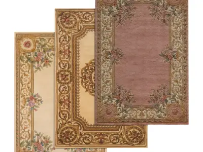 Rug Set 1226 3D model