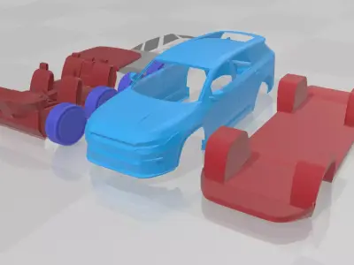 Jeep Wagoneer S 2024 - Separate Parts STL Model 3D print model