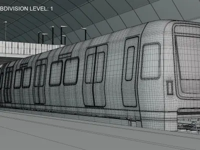 Stockholm metro stations II 3D Model Collection
