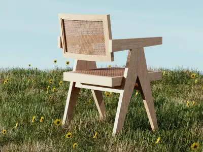 Chandigarh chair  3D model