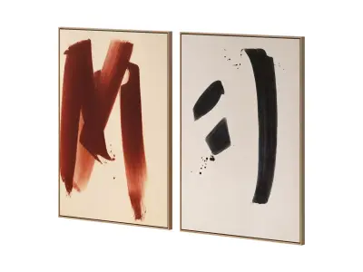 Wall Art Painting 012 3D model