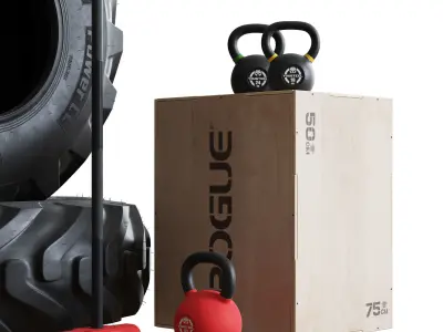 Explosive Training Set for Fighters 3D model