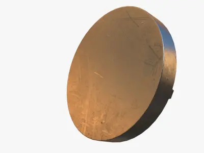 Steel Pipe Cap 3D model