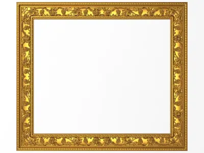 5 carved frames set 3D Model Pack 4