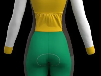 combo 3 set - Cycling Jersey - Cycling Shirt - Women - Man 3D model