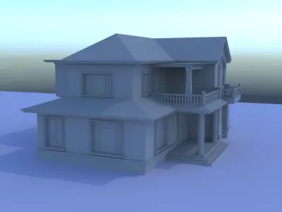 3ds max house  3D model