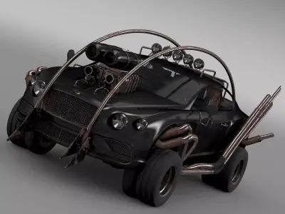 Mad Max Grizzly Bentley Continental GT 2015 3D model