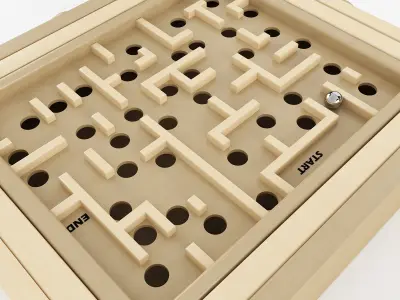Labyrinth Game 3D model