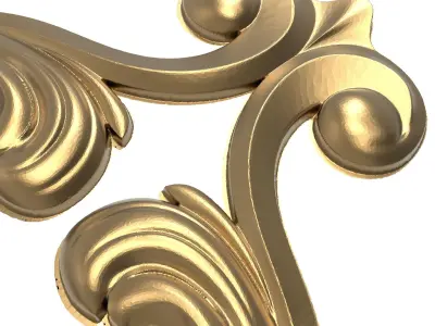  decorative pattern ready for 3D printing 3D model 343