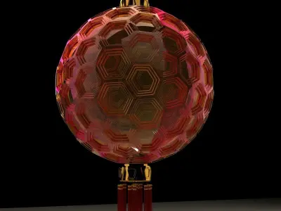 Chinese Red Lantern 3D model