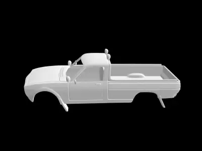 Peugeot 504 pickup rally 3D print model