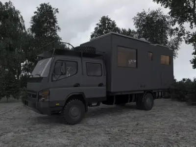 Camper Off Road Truck 3D model