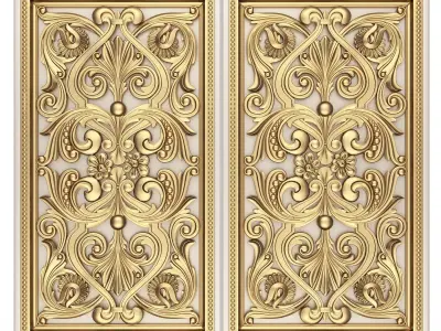 Backgammon Set 07 White Low-poly 3D model