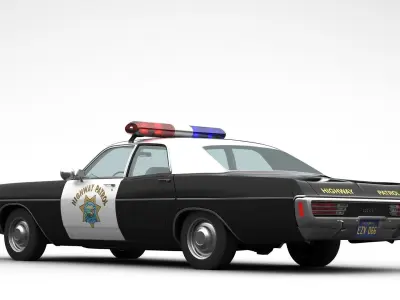 Dodge Polara Police 3D model