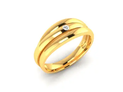 Band 3dm Render Details gold ring 3D print model purchase
