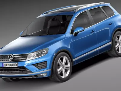 Volkswagen Touareg 2015 3D model