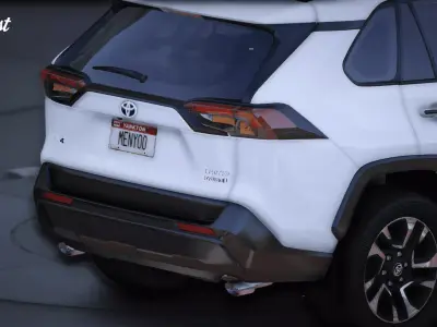 Toyota Land Cruiser 2024 Low-poly 3D model purchase