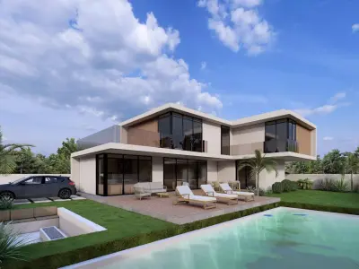 Modern Villa 3D model buy
