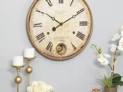 Aspire Raleigh Pendulum Wall Clock 3D model