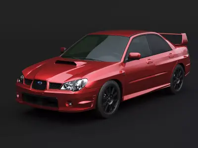 Subaru Impreza WRX Hawkeye 06-07 3D model