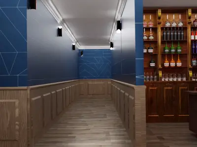 House Design Black House 3D model