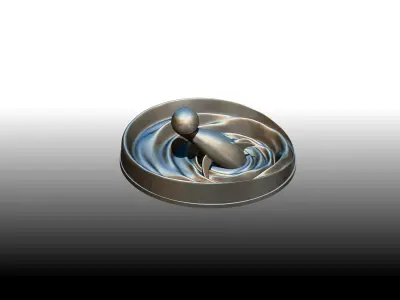 dolphin ashtray  3D print model