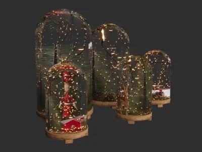 Christmas Set 3D model get