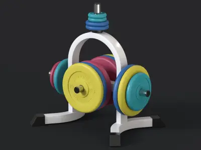 Barbell Plate 3D model