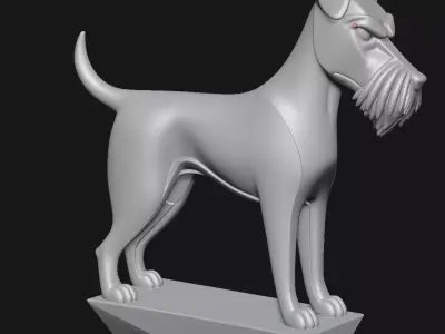 Schnauzer 3D print model