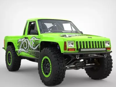 Jeep Comanche Zone Offroad 1994 3D model