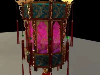 Chinese Palace Lantern 3D model