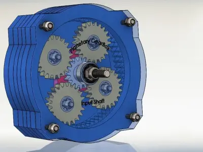Planetary Gearbox  3D print model