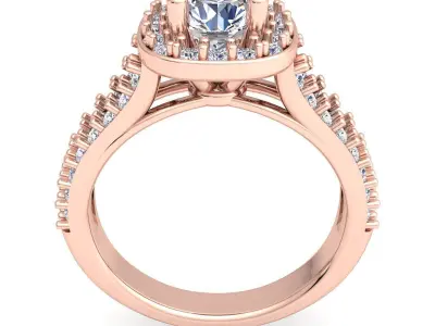 Luxury Collection Diamond Ring  3D print model