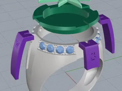 wind rose 3D print model