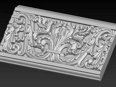 Decorative Panel 4  3D STL Model 3D print model