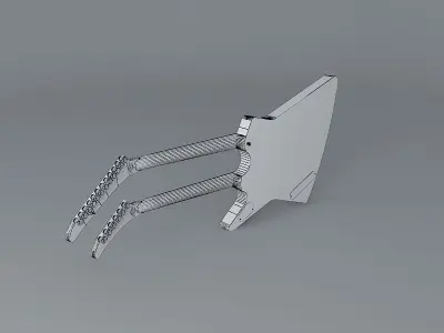 Gibson Explorer double neck guitar Free 3D model