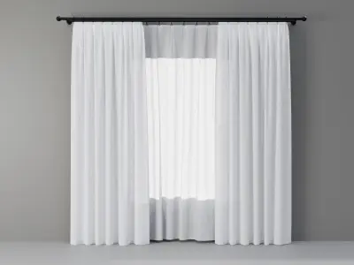 Curtains 03 collection 1 3D model