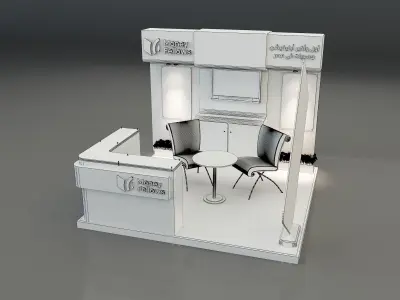 Booth Exhibition Stand a 652c  3D model