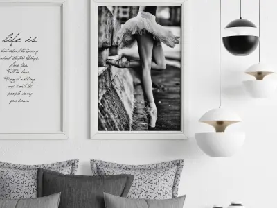 Bedroom set 3 decor 3D model