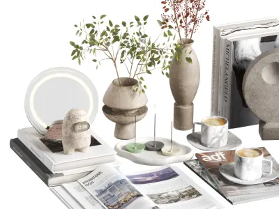 Decorative set 12 3D model purchase