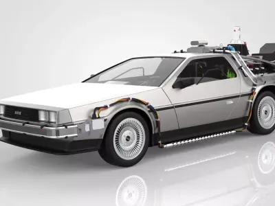 Delorean Time Machine Episode 2 3D model